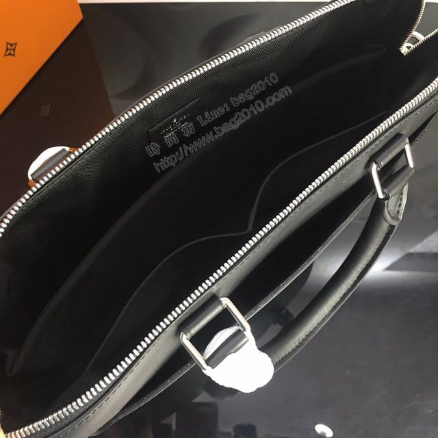 lv新款包包 路易威登Oliver BRIEFCASE公事包 Epi皮革 lv手提肩背男士公事包 M51689  ydh3917